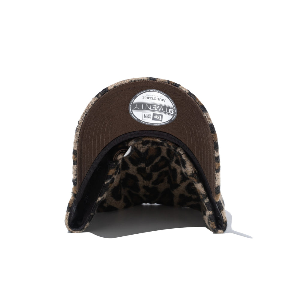 9TWENTY Leopard アウトラインロゴ ブラウンレオパード | ニューエラ