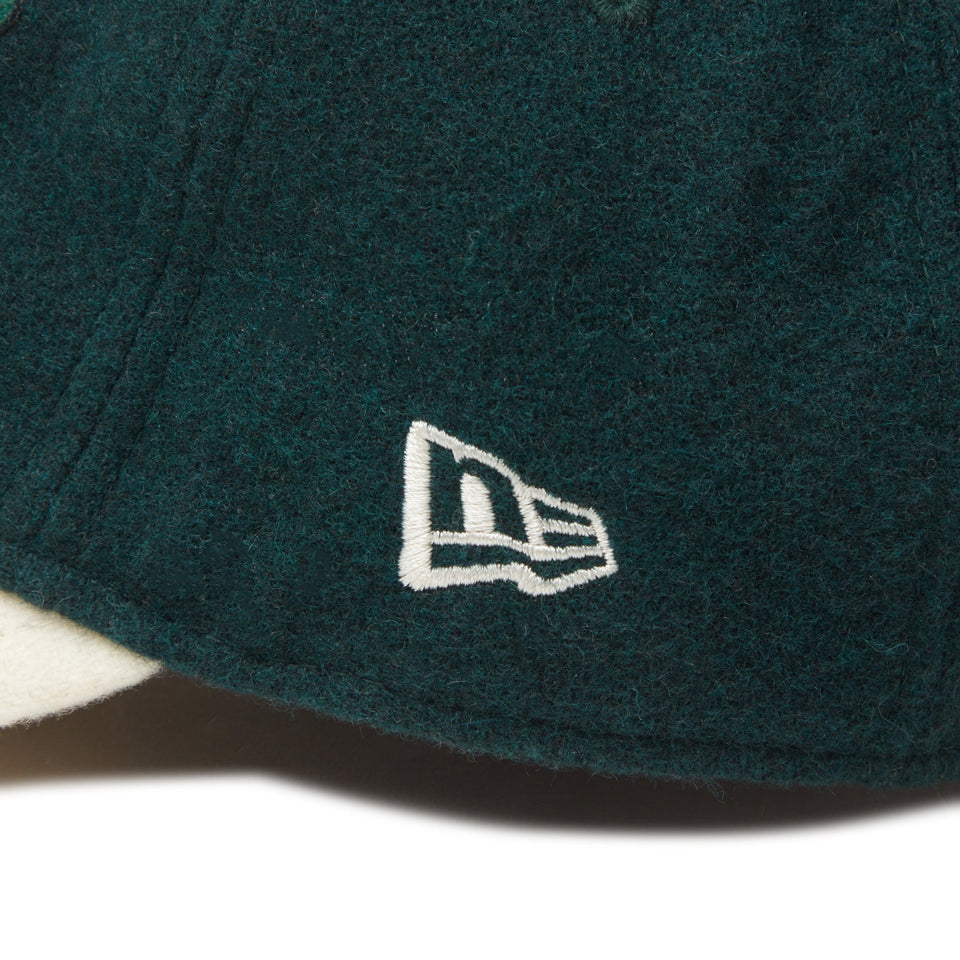 9TWENTY Melton メルトン Cheer Logo ダークグリーン オフホワイトバイザー - 14307600 - OSFM | NEW ERA ニューエラ公式オンラインストア