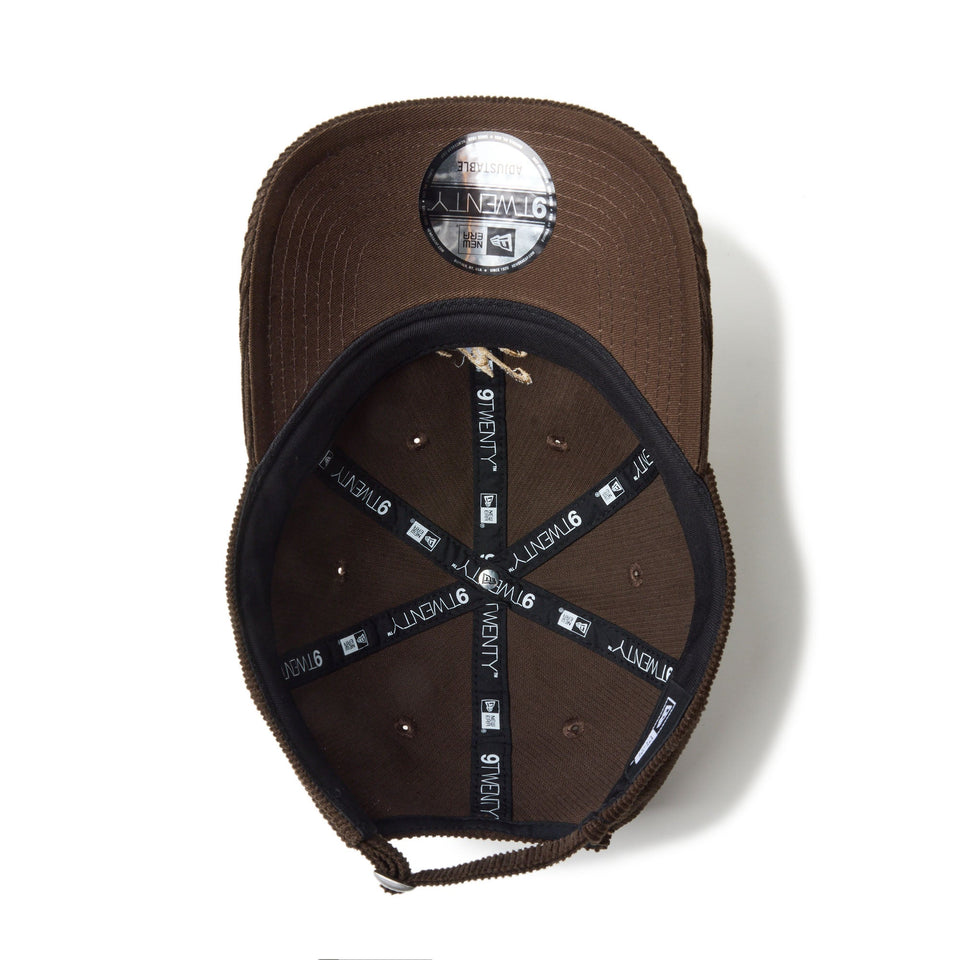 9TWENTY Micro Corduroy Classic Logo クラシックロゴ ウォルナット - 14307569 - OSFM | NEW ERA ニューエラ公式オンラインストア