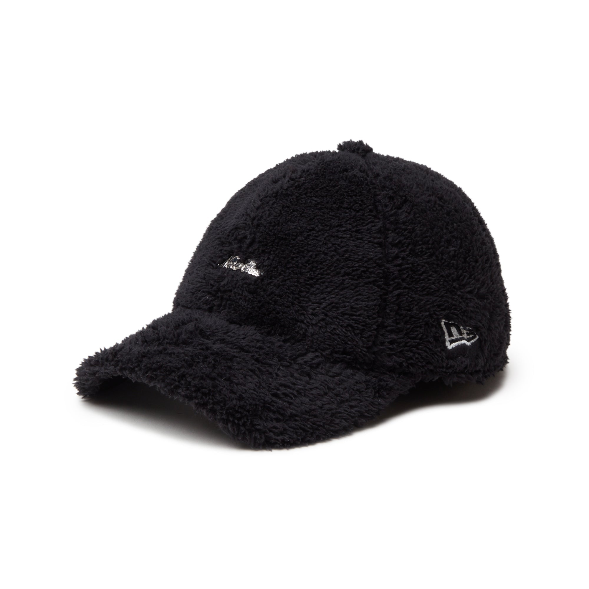 9TWENTY Mink Fleece ミンクフリース Metal Logo ブラック