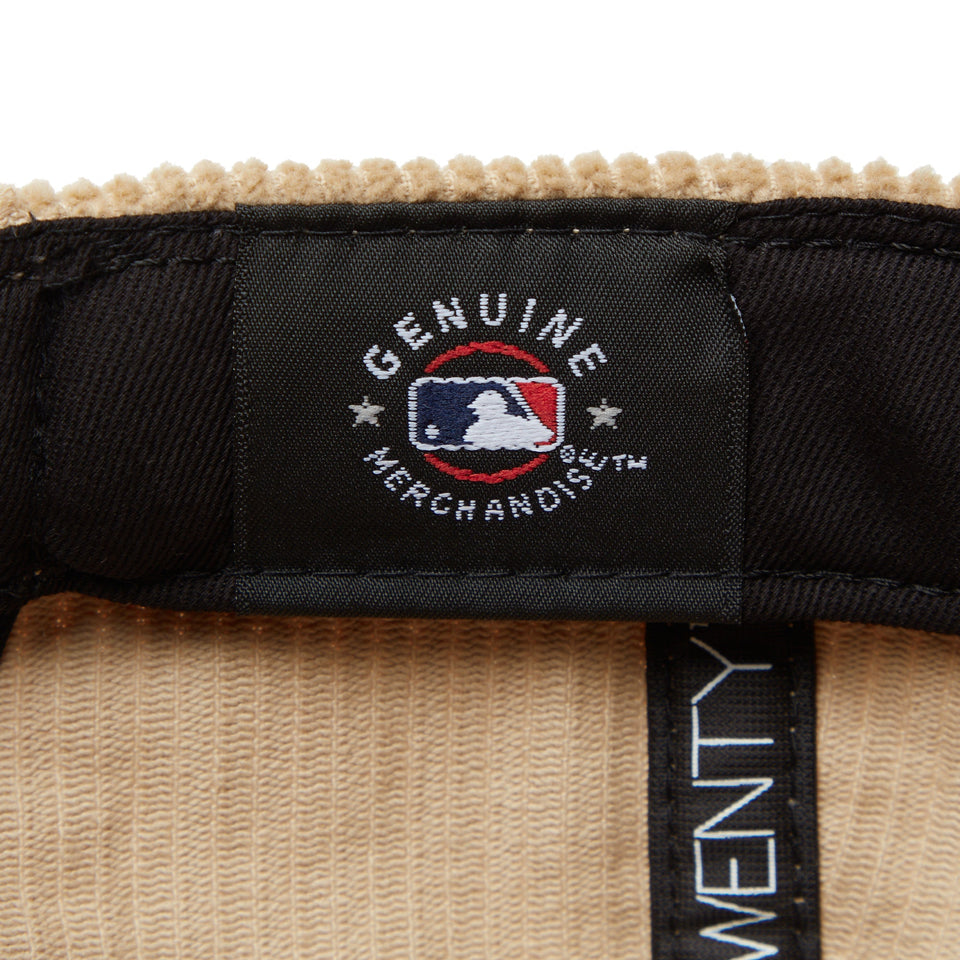 9TWENTY MLB Corduroy コーデュロイ ロサンゼルス・ドジャース ベージュ - 14307651 - OSFM | NEW ERA ニューエラ公式オンラインストア