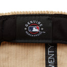 9TWENTY MLB Corduroy コーデュロイ ロサンゼルス・ドジャース ベージュ - 14307651 - OSFM | NEW ERA ニューエラ公式オンラインストア