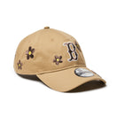 9TWENTY MLB Flower Embroidery ボストン・レッドソックス カーキ - 14307618 - OSFM | NEW ERA ニューエラ公式オンラインストア
