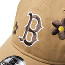 9TWENTY MLB Flower Embroidery ボストン・レッドソックス カーキ - 14307618 - OSFM | NEW ERA ニューエラ公式オンラインストア