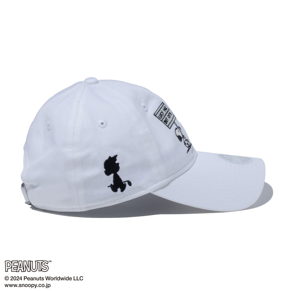 Women's 9TWENTY ロングバイザー PEANUTS ピーナッツ ホワイト