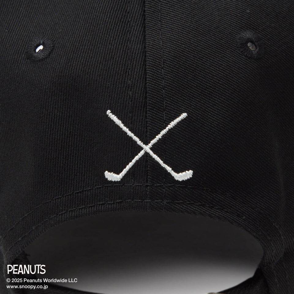 【ゴルフ】 9TWENTY ロングバイザー PEANUTS ピーナッツ バイザーロゴ ブラック - 14344514 - OSFM | NEW ERA ニューエラ公式オンラインストア