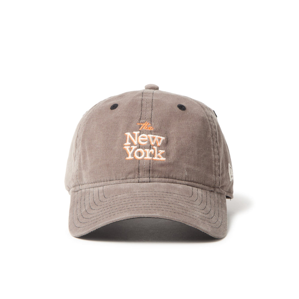 9TWENTY The New York マイクロコーデュロイ ダークグレー - 14699398 - SM | NEW ERA ニューエラ公式オンラインストア