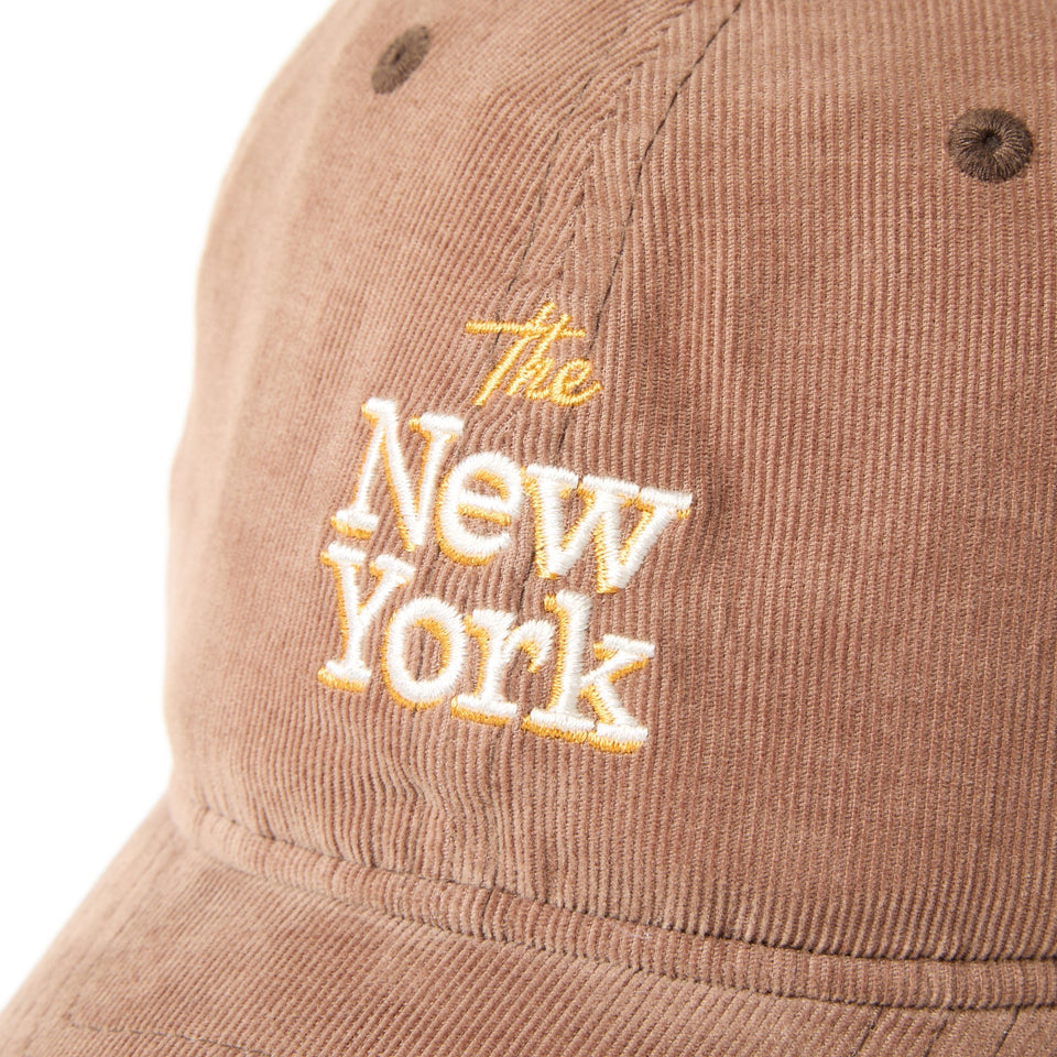 9TWENTY The New York マイクロコーデュロイ ブラウン - 14699399 - SM | NEW ERA ニューエラ公式オンラインストア