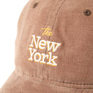 9TWENTY The New York マイクロコーデュロイ ブラウン - 14699399 - SM | NEW ERA ニューエラ公式オンラインストア