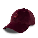 9TWENTY Velour ベロア ロサンゼルス・ドジャース マルーン バックリボン - 14880345 - OSFM | NEW ERA ニューエラ公式オンラインストア
