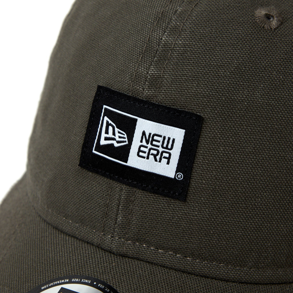 9TWENTY Washed Duck ボックスロゴ ウーブンパッチ モス - 14388755 - SM | NEW ERA ニューエラ公式オンラインストア