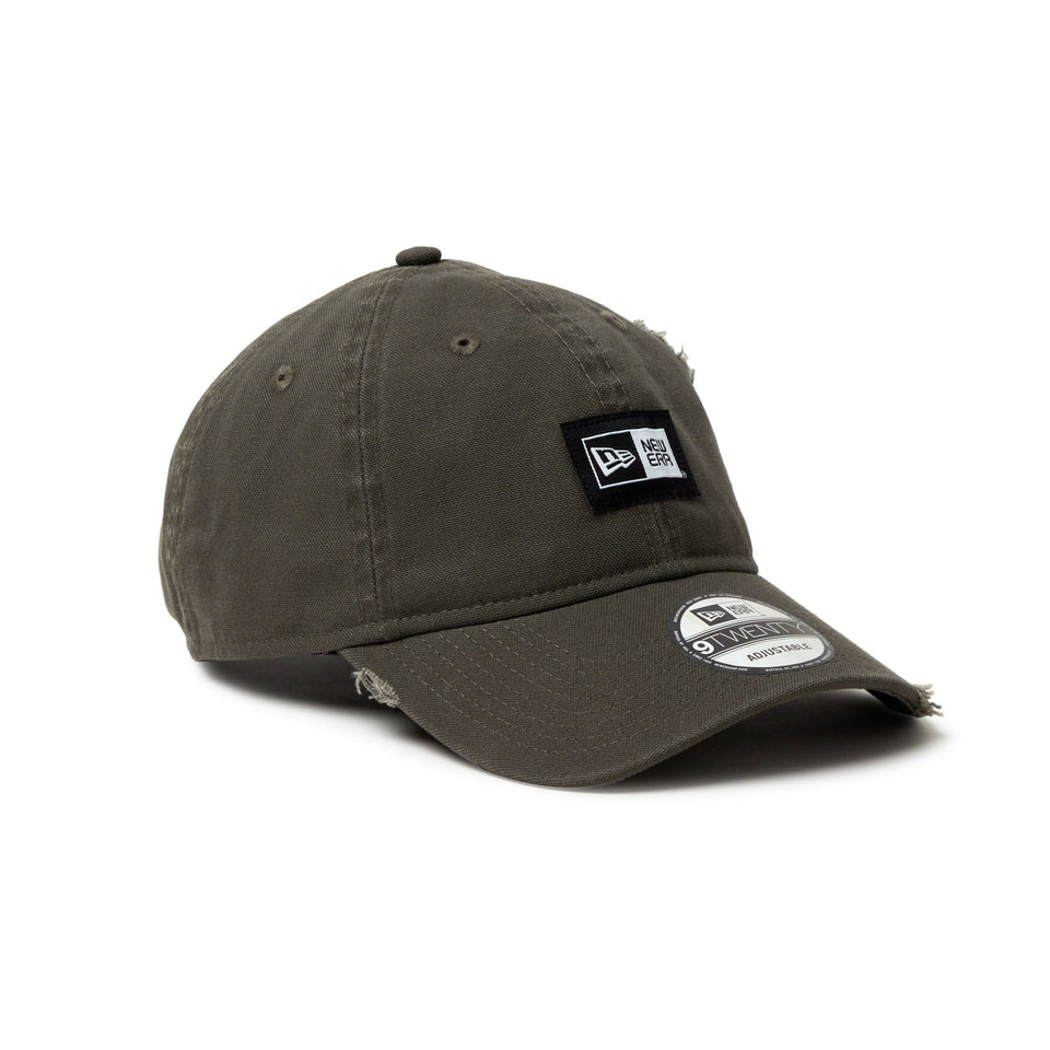 9TWENTY Washed Duck ボックスロゴ ウーブンパッチ モス - 14388755 - SM | NEW ERA ニューエラ公式オンラインストア