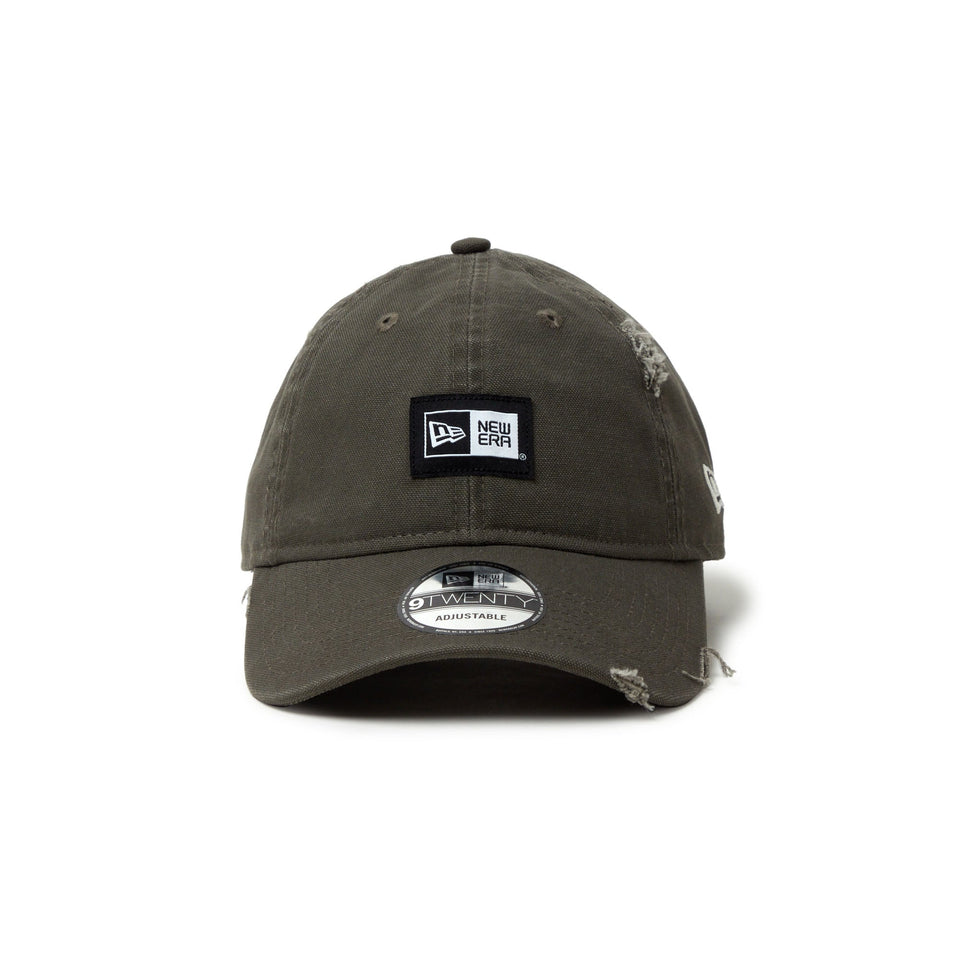 9TWENTY Washed Duck ボックスロゴ ウーブンパッチ モス - 14388755 - SM | NEW ERA ニューエラ公式オンラインストア