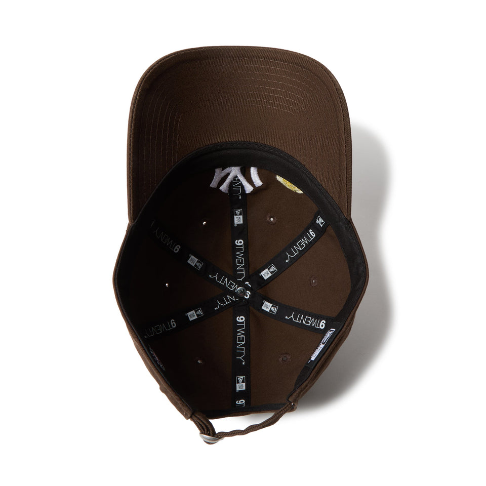 9TWENTY クロスストラップ With Rose ニューヨーク･ヤンキース ウォルナット - 14668003-SM | NEW ERA ニューエラ公式オンラインストア