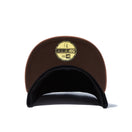 59FIFTY Duck Canvas Hunting ダックキャンバス ブラック ブラウンアンダーバイザー