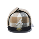 59FIFTY Dog Ear ドッグイヤー BLACK LABEL FW23 アトランタ・ブレーブス ブラックチェック