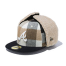 59FIFTY Dog Ear ドッグイヤー BLACK LABEL FW23 アトランタ・ブレーブス ブラックチェック