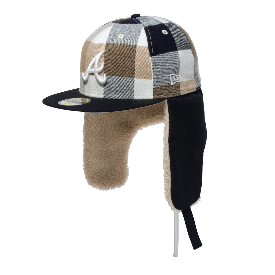 59FIFTY Dog Ear ドッグイヤー BLACK LABEL FW23 アトランタ・ブレーブス ブラックチェック