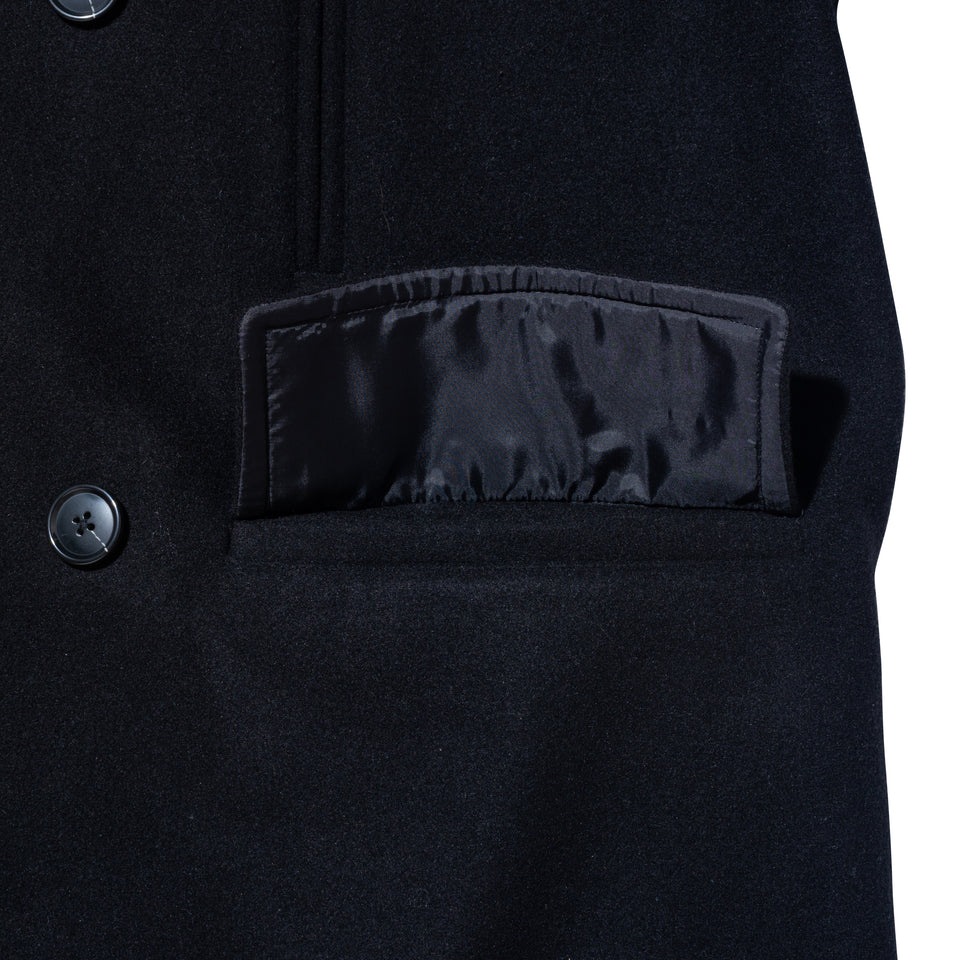メルトン ピーコート BLACK LABEL FW23 ブラック