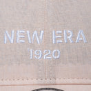 9TWENTY Fabric Series Stencil Logo リネンシャンブレー ピンク