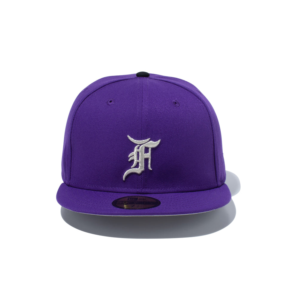 FEAR OF GOD ESSENTIALS newera purpleoffwhite