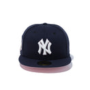 59FIFTY Pink Undervisor ニューヨーク・ヤンキース ネイビー ピンクアンダーバイザー