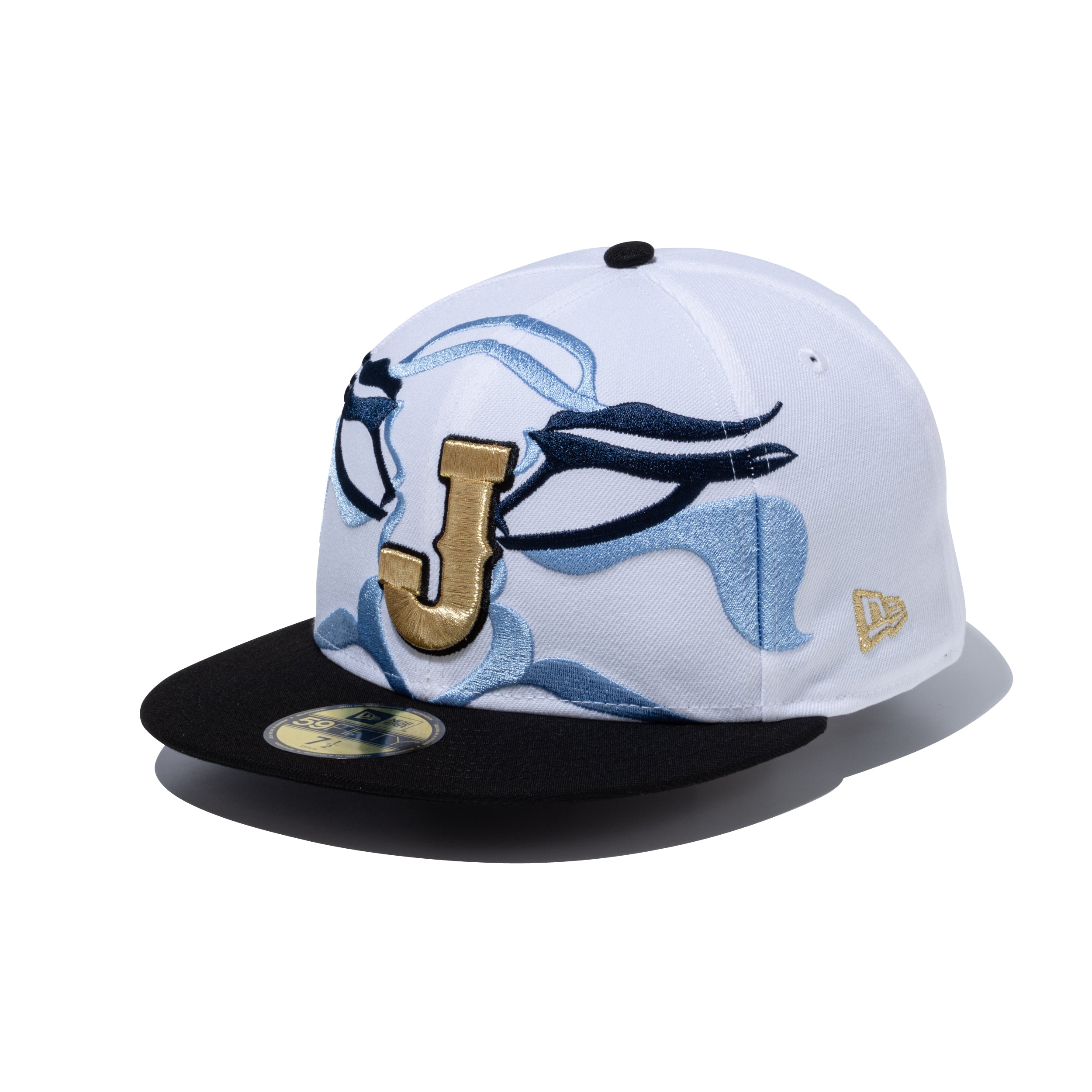 59FIFTY ホワイトキャップ サイズ8 MLBロゴ 59FIFTY World Baseball Classic KABUKI ホワイト/ブラック