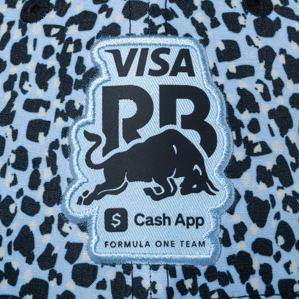 9FORTY M-Crown Visa Cash App Racing Bulls F1 Team ビザ・キャッシュアップ・レーシングブルズ F1 チーム レオパード パステルブルー