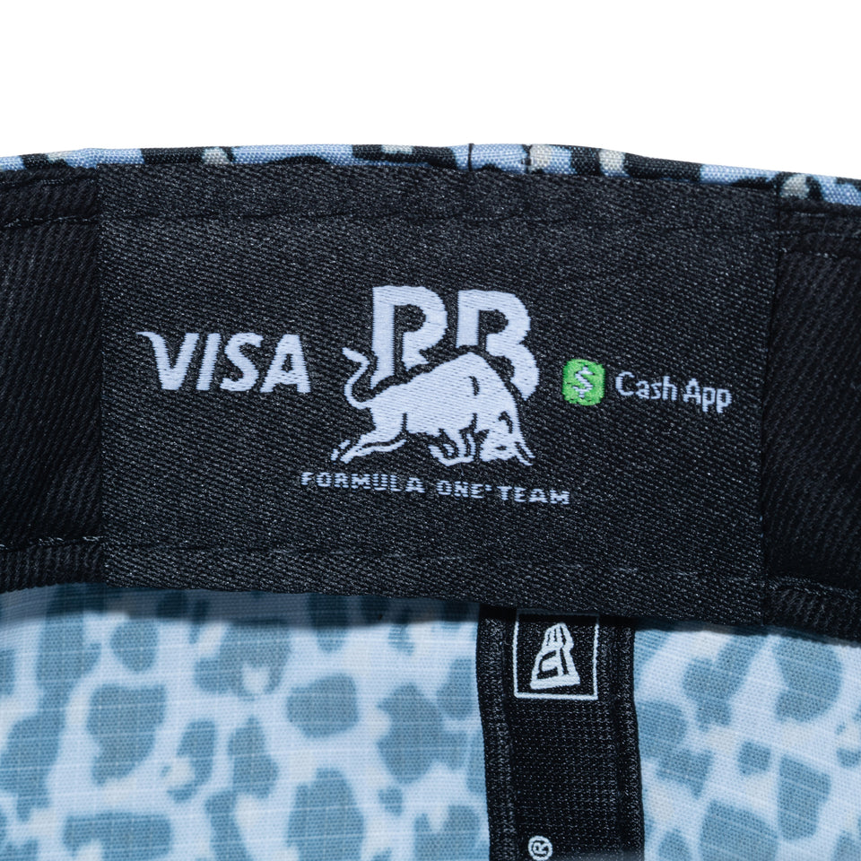 9FORTY M-Crown Visa Cash App Racing Bulls F1 Team ビザ・キャッシュアップ・レーシングブルズ F1 チーム レオパード パステルブルー