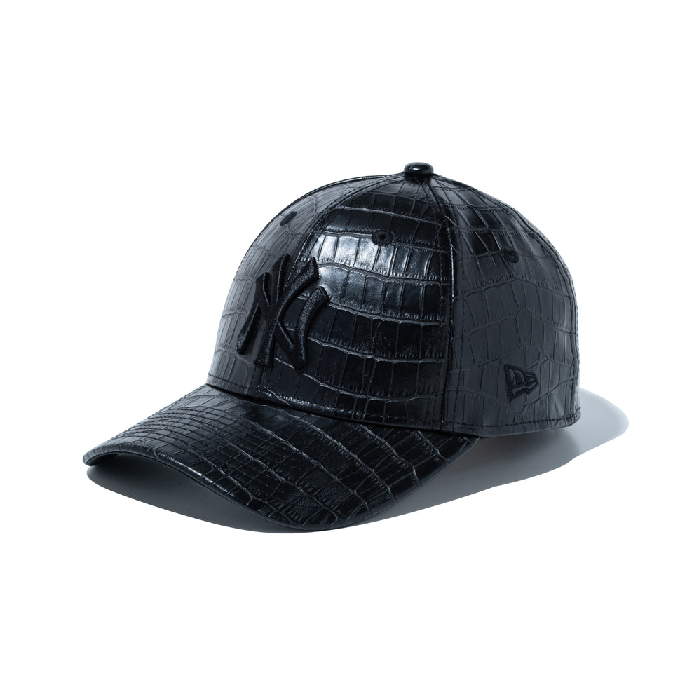 Women's 9FORTY Pattern PU レザー ニューヨーク・ヤンキース ブラック