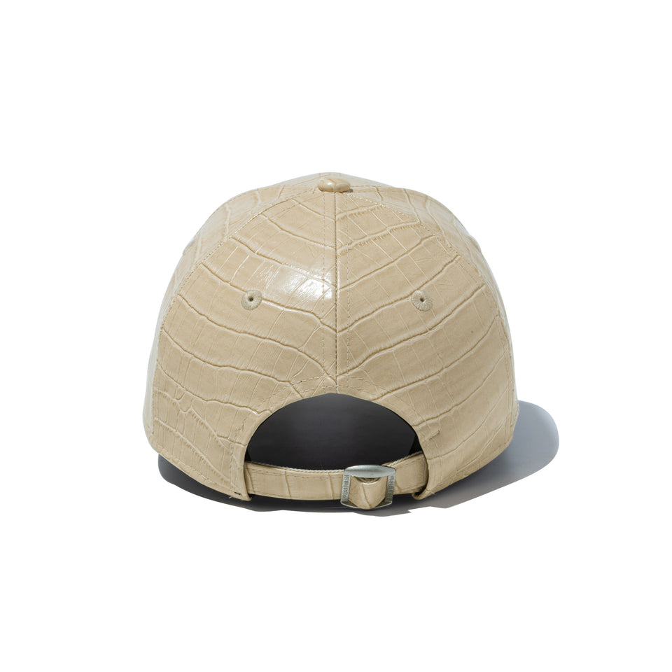 Women's 9FORTY Pattern PU レザー ニューヨーク・ヤンキース ベージュ