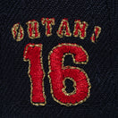 キャップキーホルダー 2026 World Baseball Classic Samurai Japan Players OHTANI 16 ネイビー