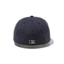 59FIFTY Heather Pack ニューヨーク・ヤンキース ヘザーネイビー バーントウッドバイザー