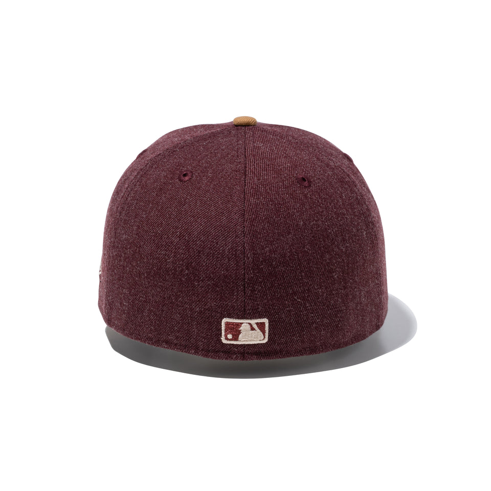 59FIFTY Heather Pack サンフランシスコ・ジャイアンツ ヘザーマルーン ウィートバイザー