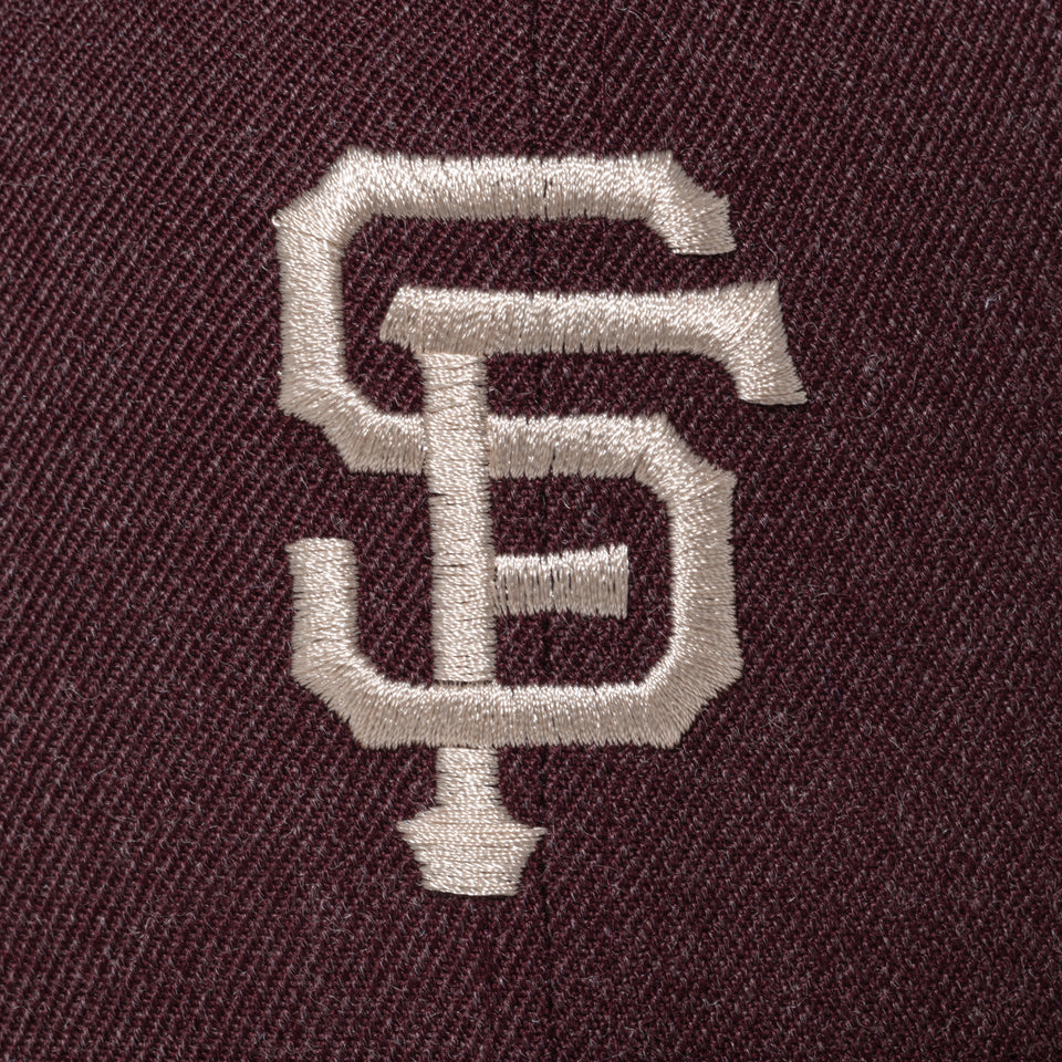 59FIFTY Heather Pack サンフランシスコ・ジャイアンツ ヘザーマルーン ウィートバイザー