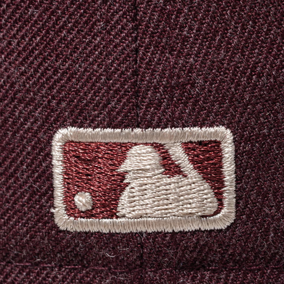 59FIFTY Heather Pack サンフランシスコ・ジャイアンツ ヘザーマルーン ウィートバイザー