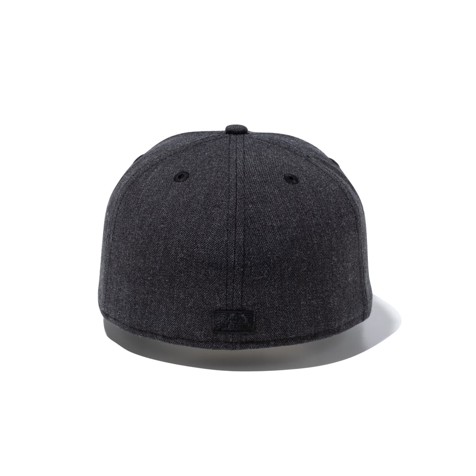 59FIFTY Heather Pack ロサンゼルス・ドジャース ヘザーブラック ブラックバイザー