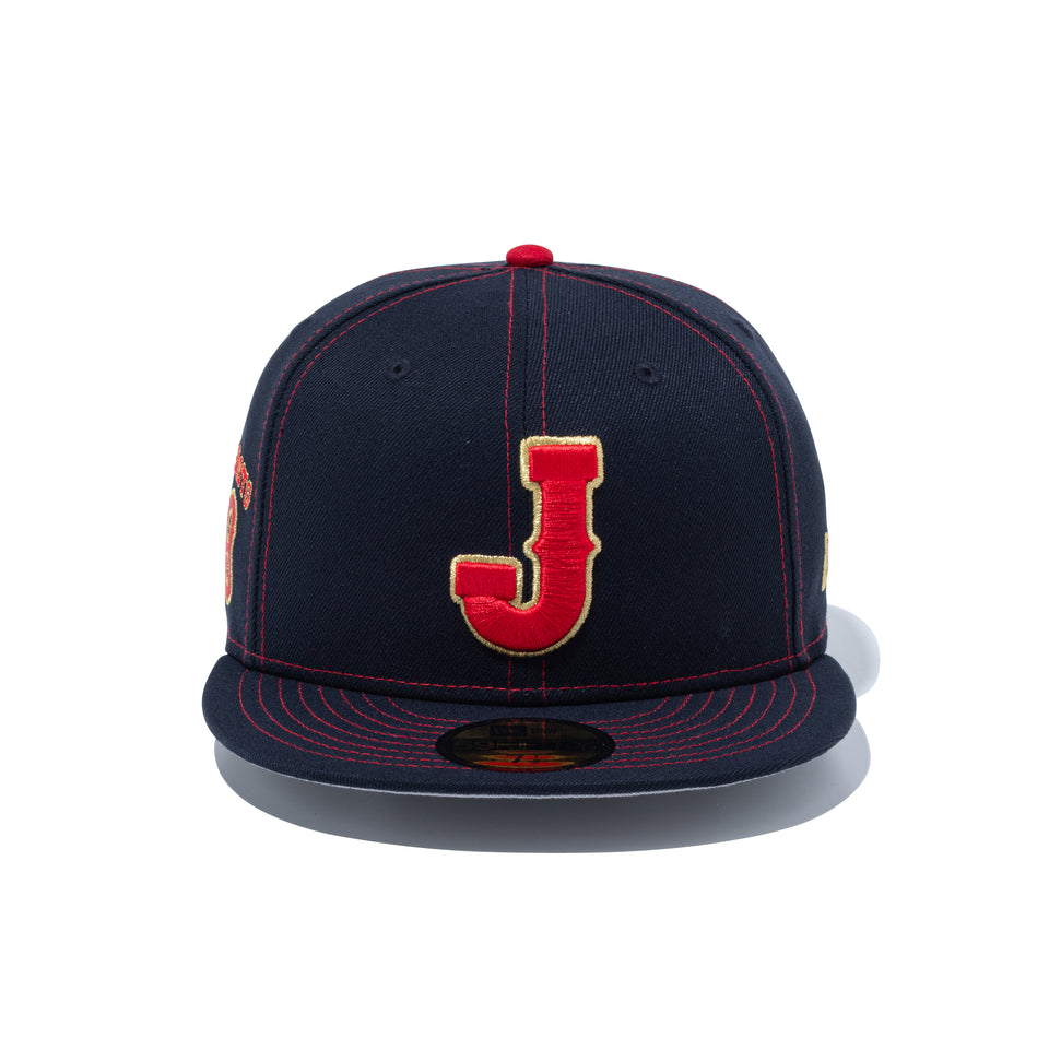 59FIFTY 2026 World Baseball Classic Samurai Japan Players YAMAMOTO 18 ネイビー