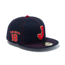 59FIFTY 2026 World Baseball Classic Samurai Japan Players YAMAMOTO 18 ネイビー