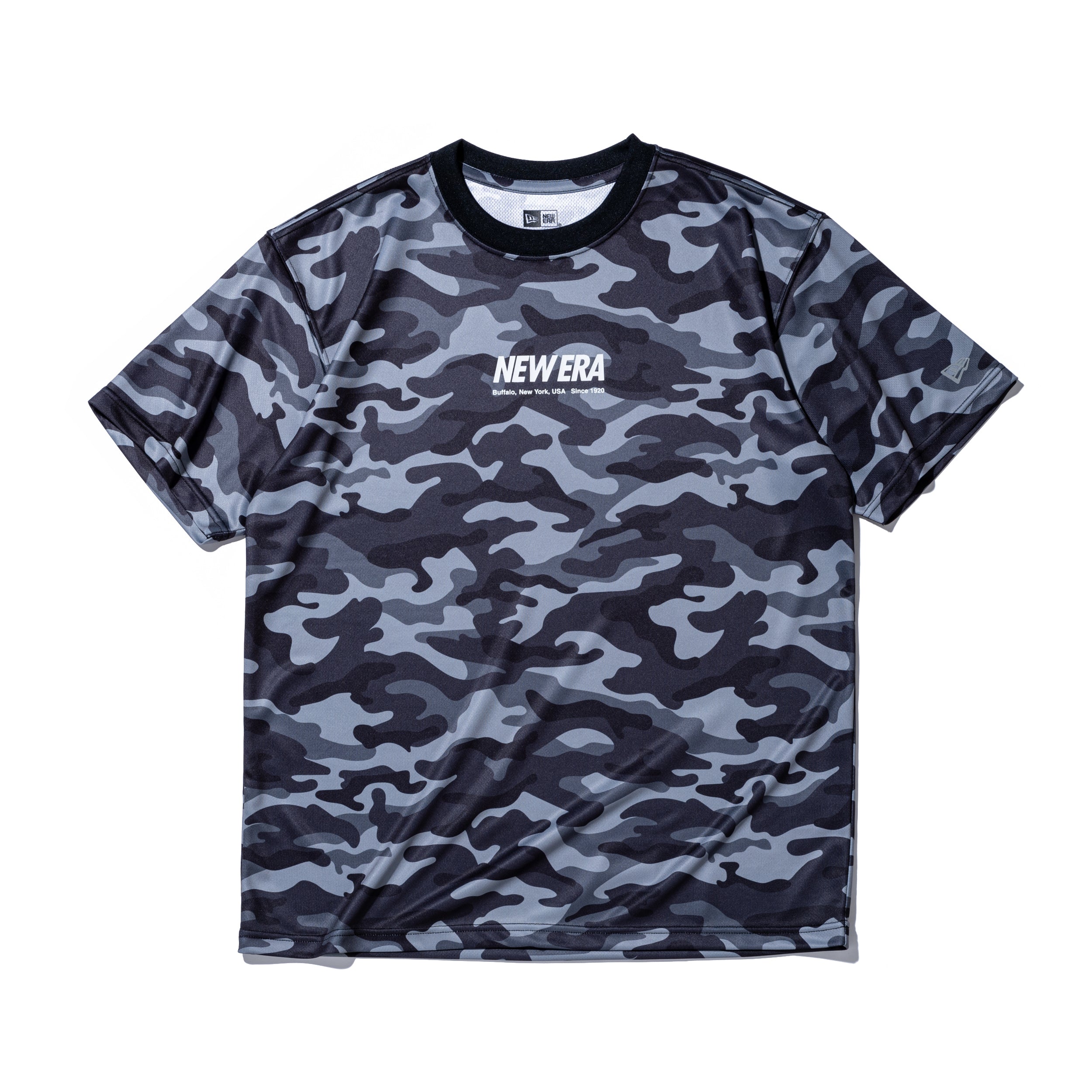 半袖 テック Tシャツ ワードマークロゴ ブラック ウッドランド