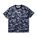 半袖 テック Tシャツ ワードマークロゴ ブラック ウッドランドカモ レギュラーフィット | パフォーマンスアパレル
