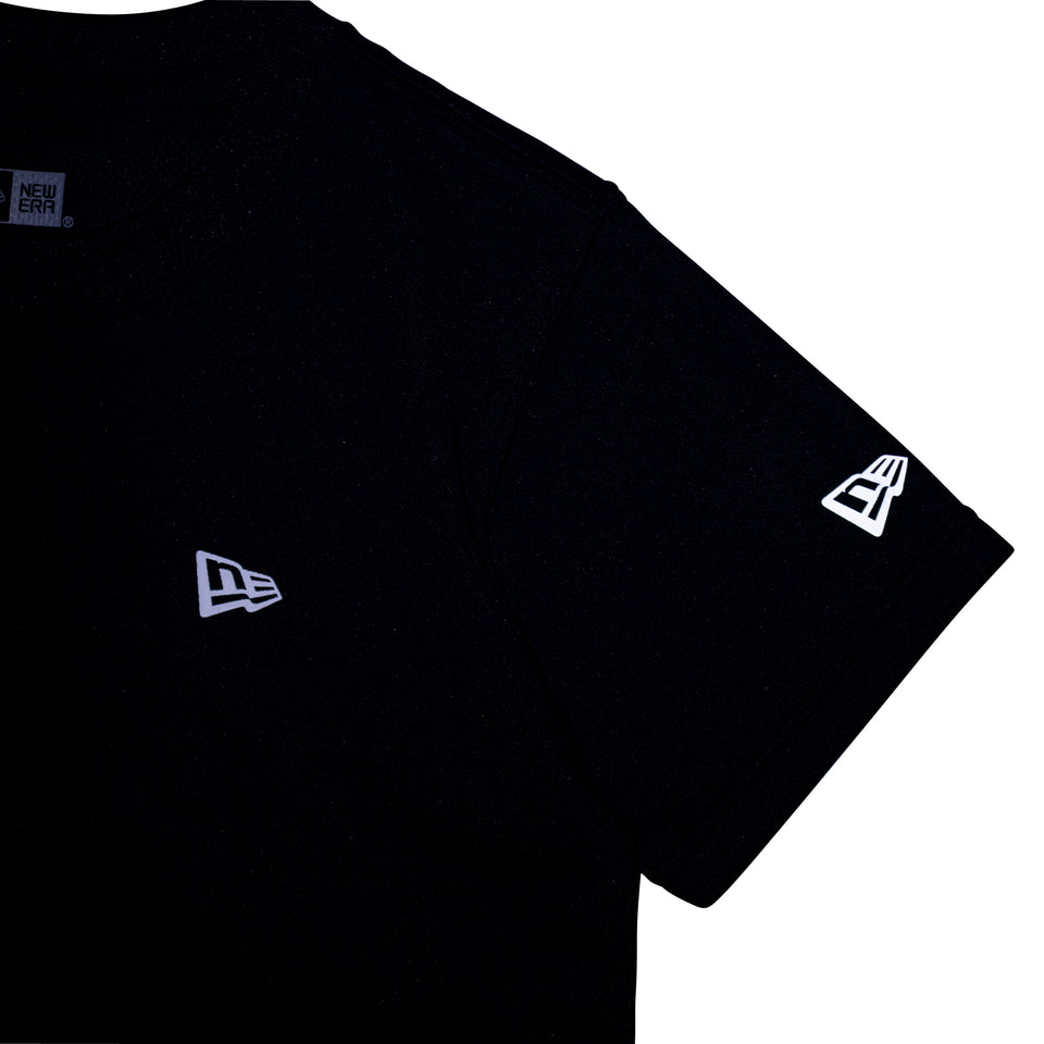 キッズ Youth 半袖 テック Tシャツ Paisley ブラック | パフォーマンスアパレル