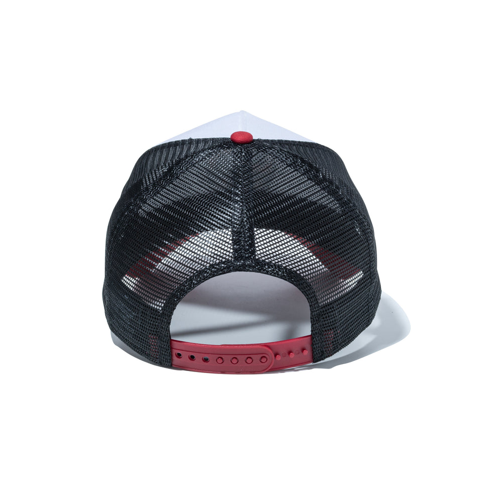 9FORTY A-Frame トラッカー ASローマ ホワイト/ブラック レッドバイザー