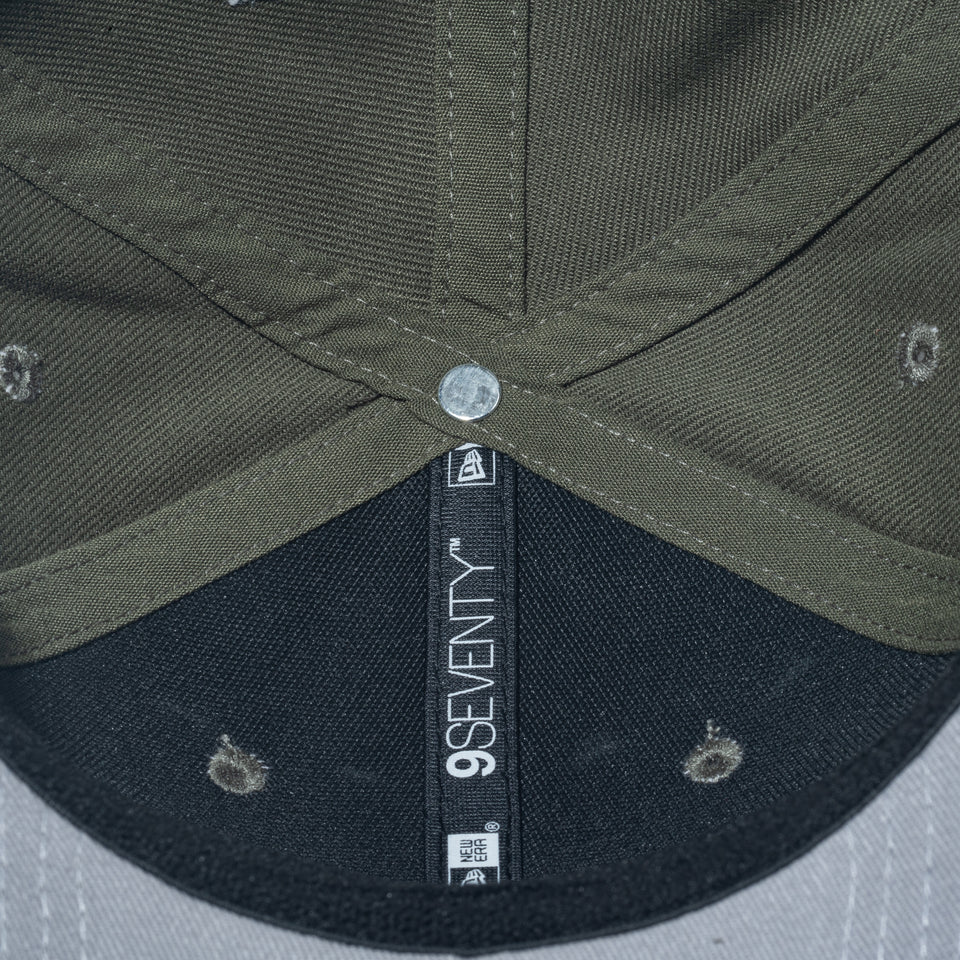 9SEVENTY ストレッチスナップ New Olive ロサンゼルス・ドジャース ニューオリーブ