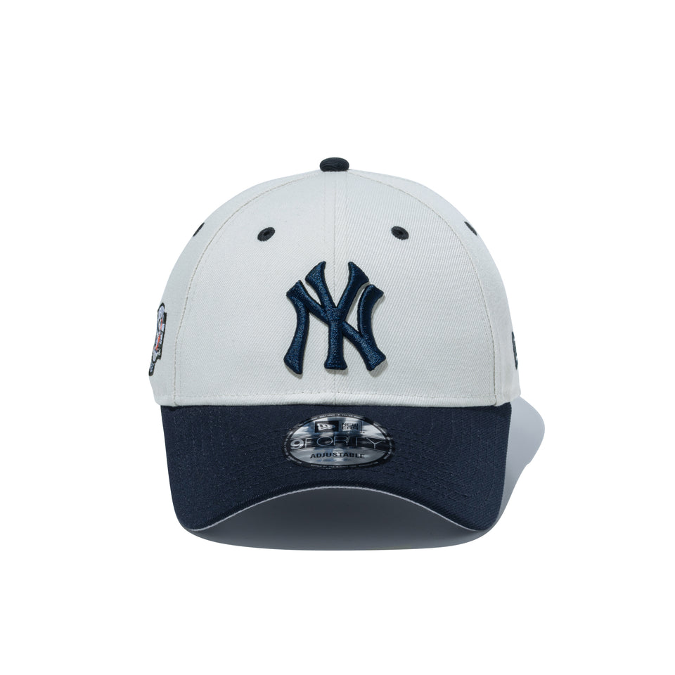 9FORTY Subway Series ニューヨーク・ヤンキース サンディーリネン ネイビーバイザー