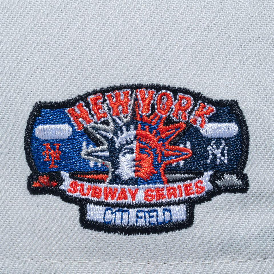 9FORTY Subway Series ニューヨーク・メッツ サンディーリネン ライトロイヤルバイザー