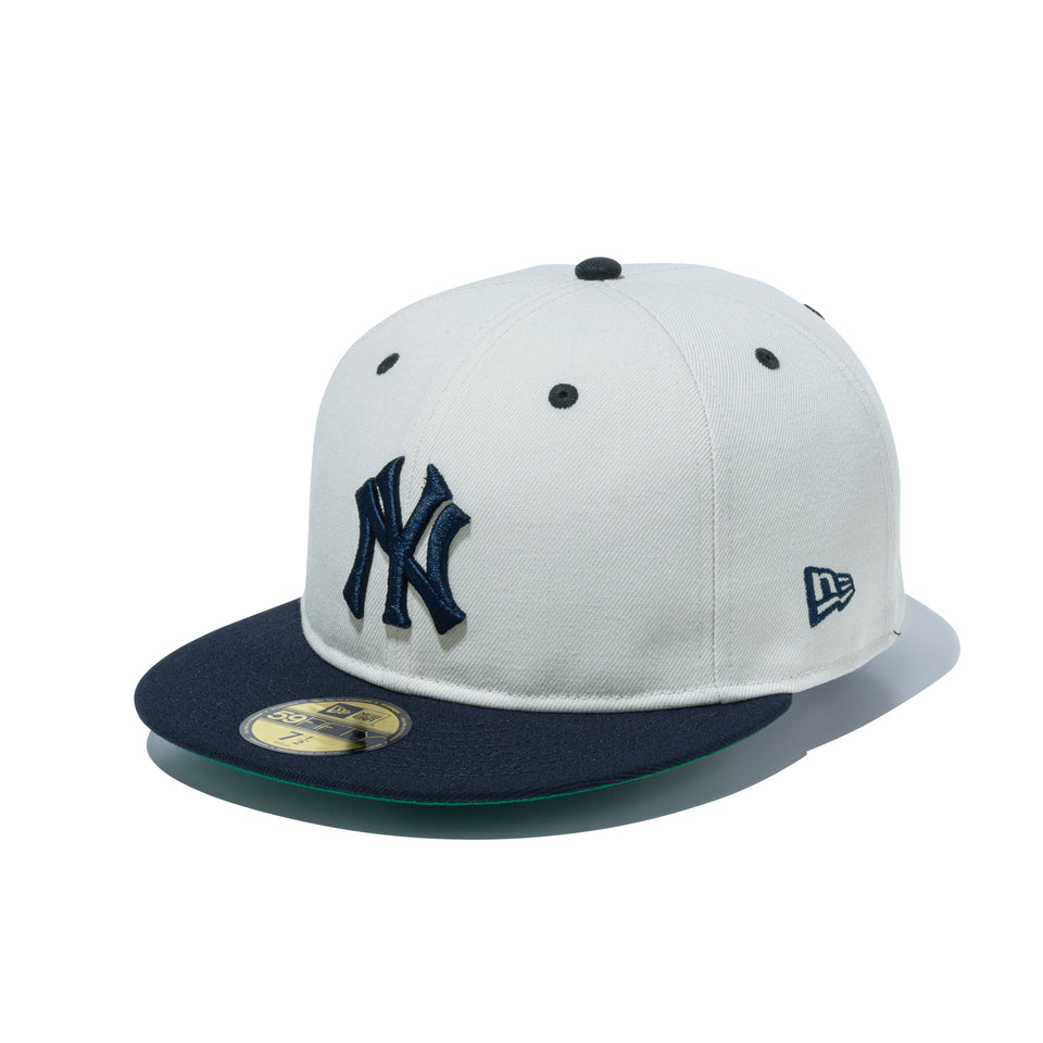59FIFTY ソフトバックラム Subway Series ニューヨーク・ヤンキース サンディーリネン ネイビーバイザー