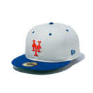 59FIFTY ソフトバックラム Subway Series ニューヨーク・メッツ サンディーリネン ライトロイヤルバイザー