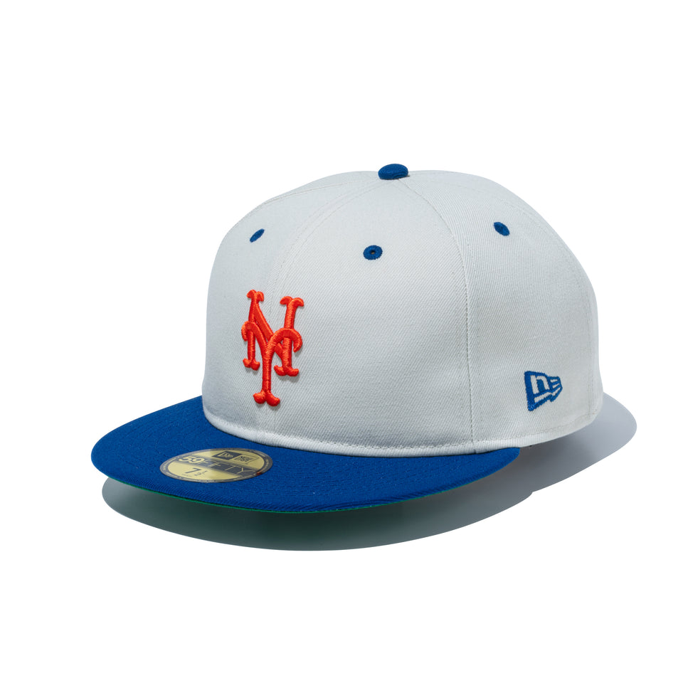 59FIFTY ソフトバックラム Subway Series ニューヨーク・メッツ サンディーリネン ライトロイヤルバイザー