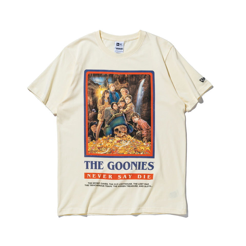 m*4様 new era グーニーズ 半袖 コットン Tシャツ The Goonies グーニーズ Movie Poster クローム